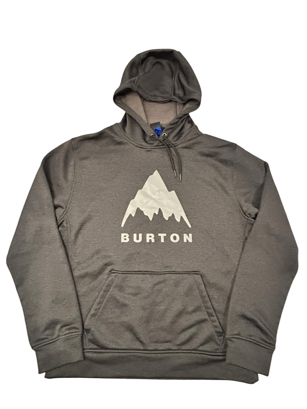 Burton Sweatshirt Hoodie  Men's Snowboard Gray Pullover Mountain L Streetwear